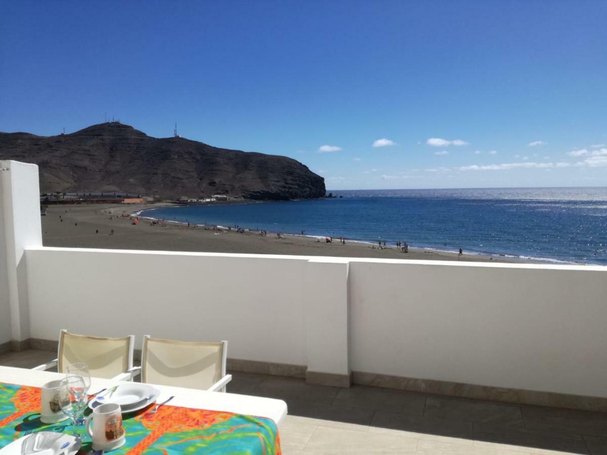 Atico En Primera Linea De Playa Gran Tarajal Buitenkant foto