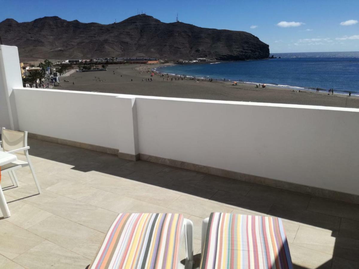 Atico En Primera Linea De Playa Gran Tarajal Buitenkant foto